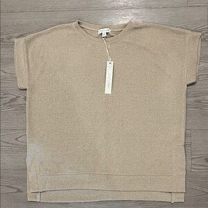 She + Sky Tan Knit Top